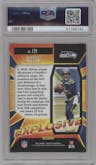 Russell Wilson from the 2021 Panini Absolute set graded by PSA and given an overall grade of 9.