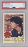 Pete Maravich  from the 1977-78 Topps set graded by PSA and given an overall grade of 7.