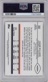Caleb Williams from the 2024 Topps Chrome set featuring a Sepia Refractor parallel graded by PSA and given an overall grade of 10.