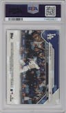 Mookie Betts from the 2025 Topps Now set graded by PSA and given an overall grade of 10.