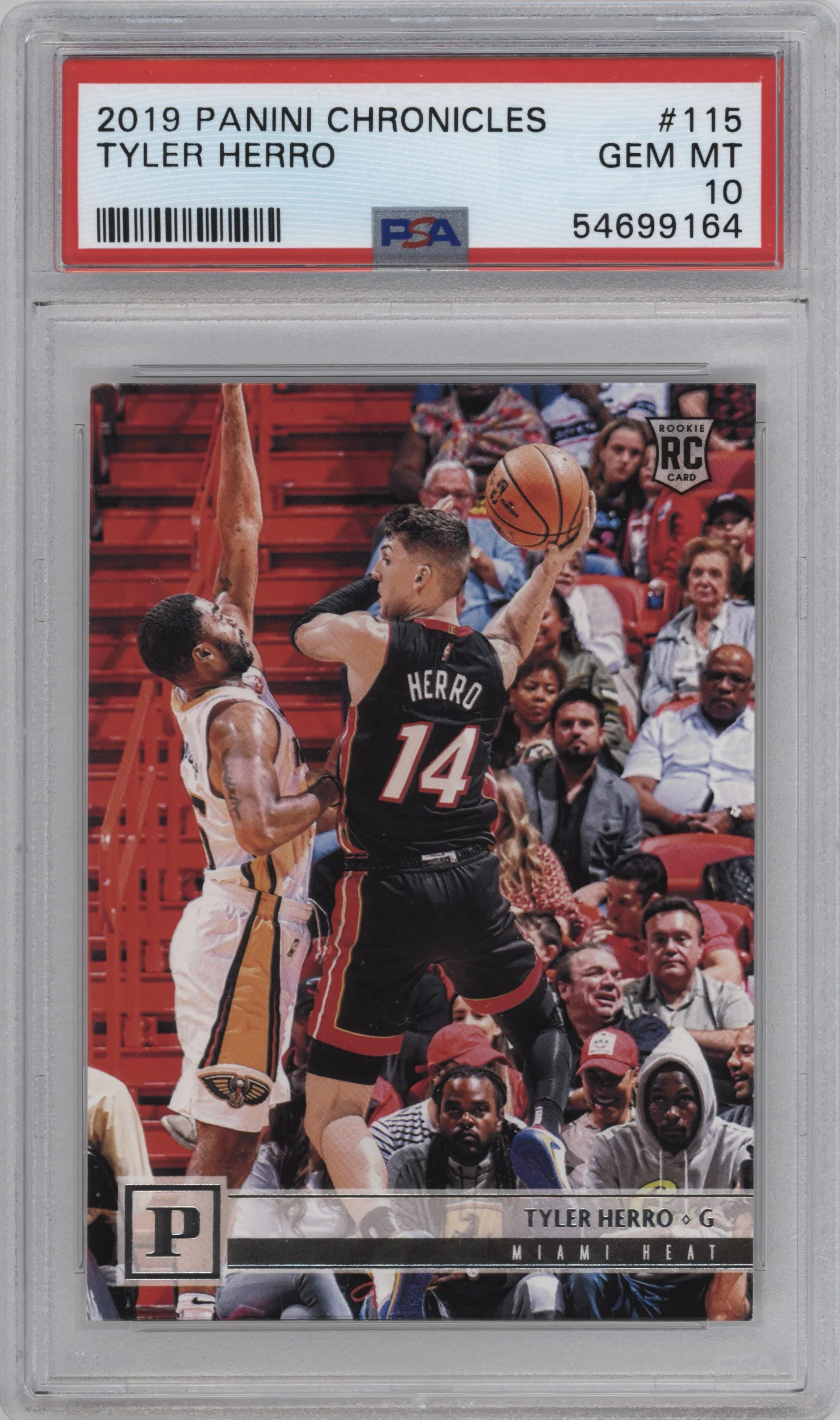 2019 Panini Chronicles Tyler Herro PSA 10