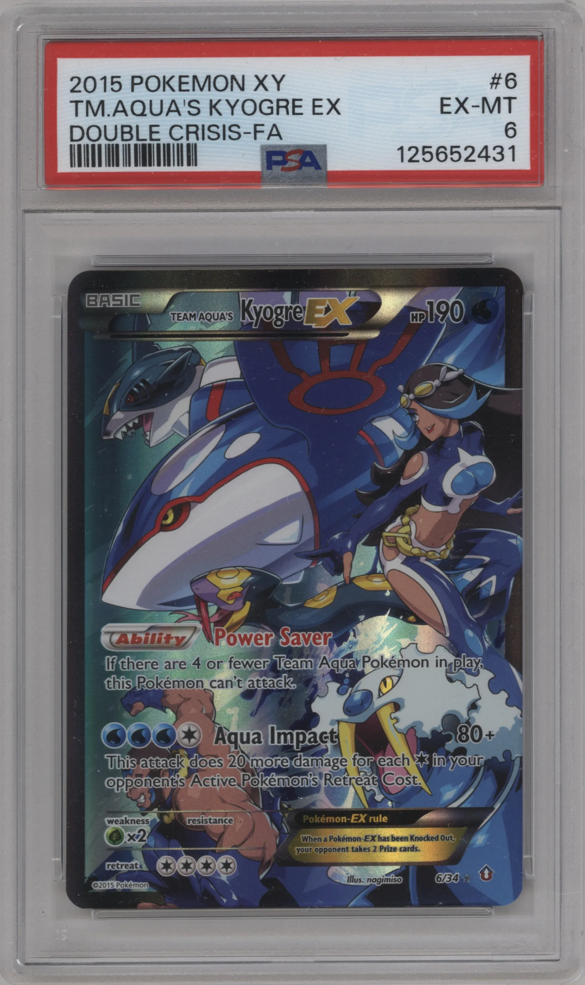 Team Aqua's Kyogre EX