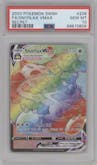 Snorlax VMAX from the 2020 Pokemon SWSH set graded by PSA and given an overall grade of 10.