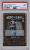 Jordan Love from the 2020 Panini Legacy set featuring a Bronze parallel graded by PSA and given an overall grade of 9.