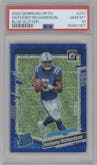 Anthony Richardson from the 2023 Donruss Optic set featuring a Blue Glitter parallel graded by PSA and given an overall grade of 10.