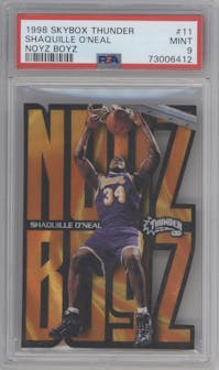 Shaquille O'Neal from the 1998-99 Skybox Thunder set graded by PSA and given an overall grade of 9.