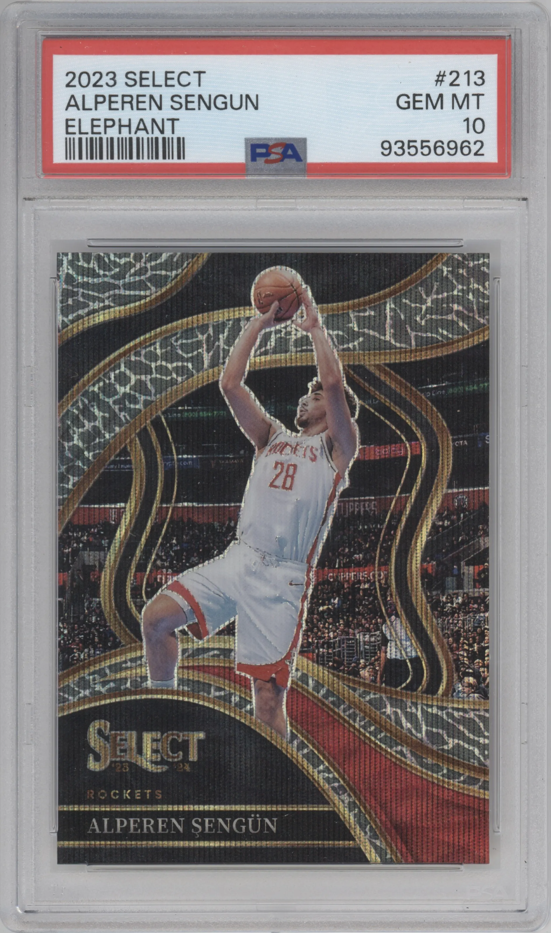 2023 Panini Select Courtside Alperen Sengun Elephant #213 PSA 10