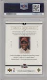 Lebron James from the 2003-04 Upper Deck LeBron James  set graded by PSA and given an overall grade of 9.