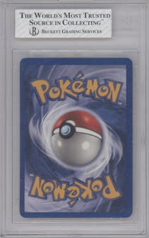 Charizard from the 1999 Pokemon set graded by Beckett and given an overall grade of 7.5.