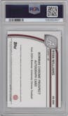 Ryan Williams from the 2024 Bowman University Chrome set graded by PSA and given an overall grade of 10.