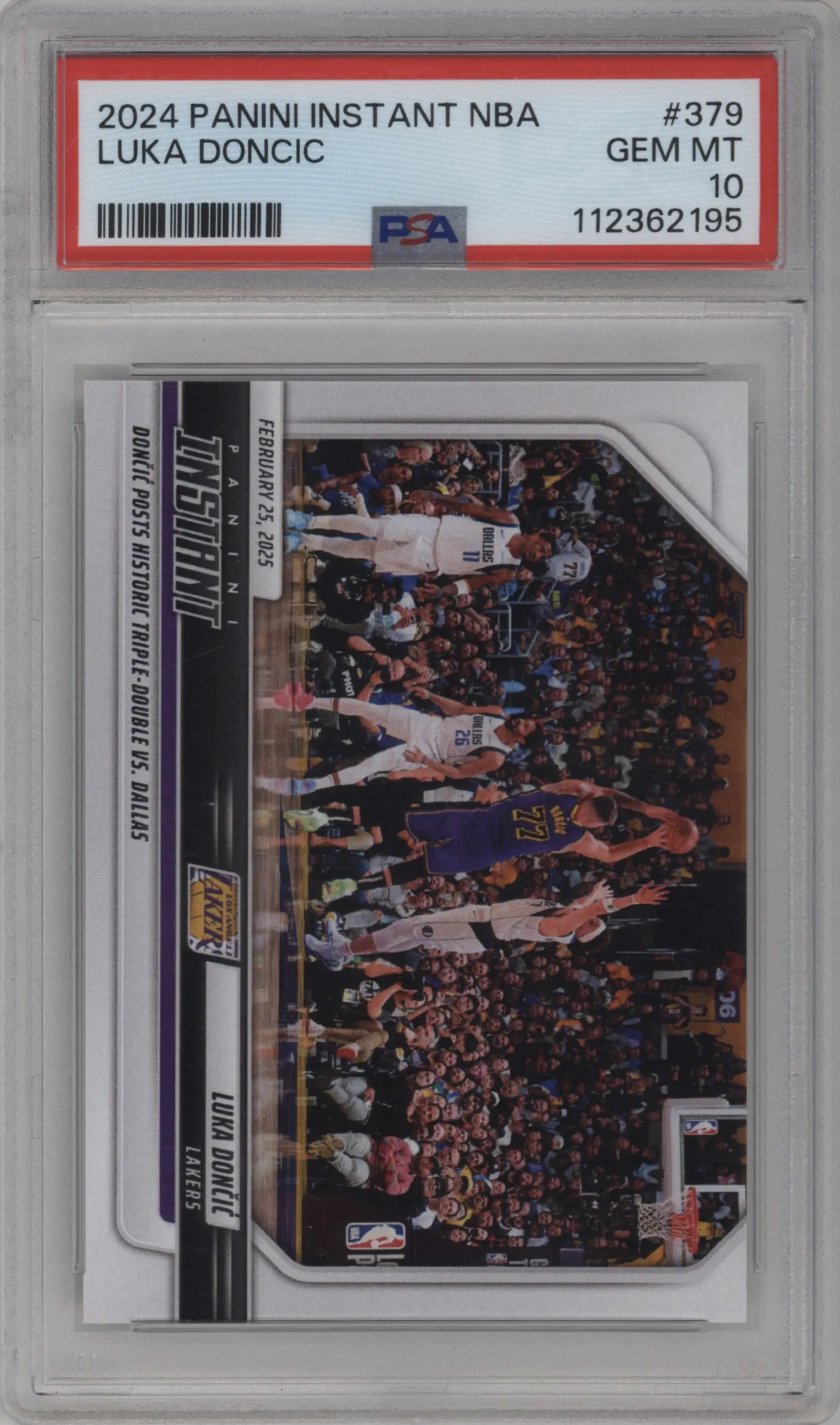 2024 Panini Instant NBA Luka Doncic PSA 10