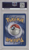 Charizard from the 1999 Pokemon set graded by PSA and given an overall grade of 8.