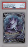 Galarian Articuno V from the 2021 Pokemon SWSH set graded by PSA and given an overall grade of 10.
