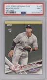 Aaron Judge from the 2017 Topps Opening Day set graded by PSA and given an overall grade of 9.