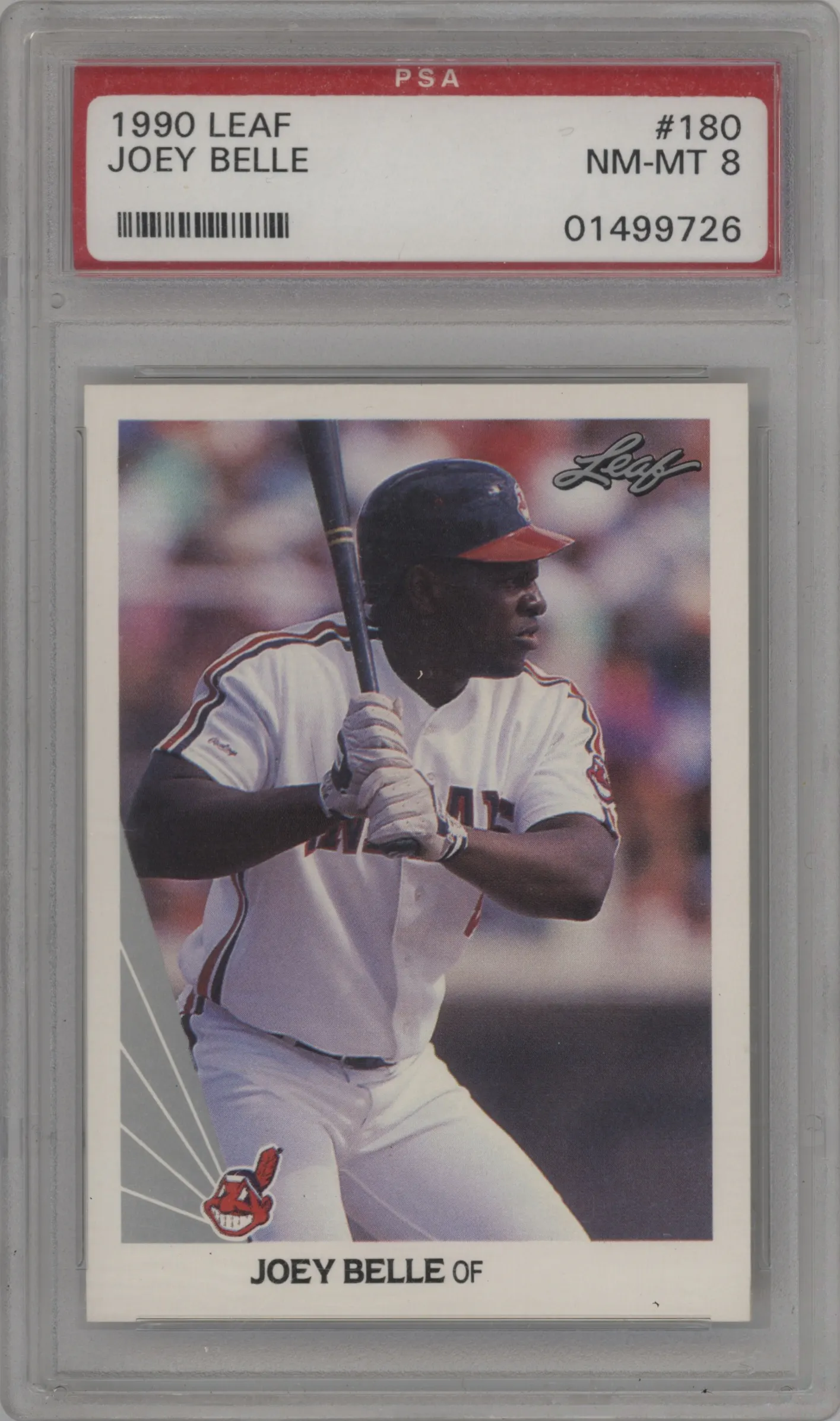 1990 Leaf Joey Belle PSA 8