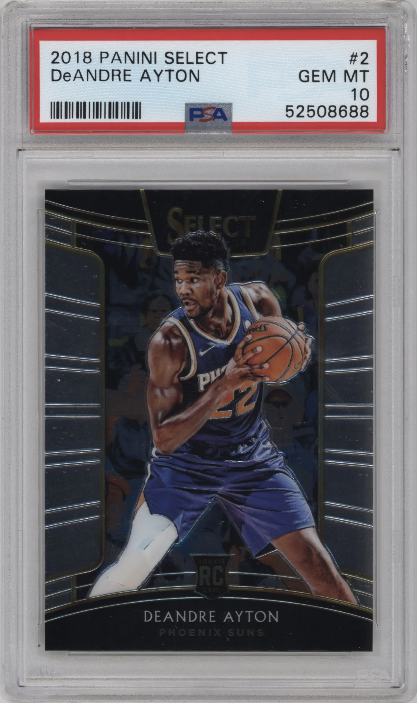 2018 Panini Select Deandre Ayton #2 PSA 10