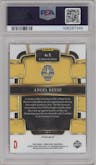 Angel Reese from the 2024 Panini Select WNBA set featuring a Pink Ice Prizm parallel graded by PSA and given an overall grade of 10.