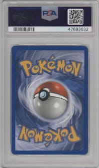 Mew Gold Star from the 2006 Pokemon EX set graded by PSA and given an overall grade of 7.