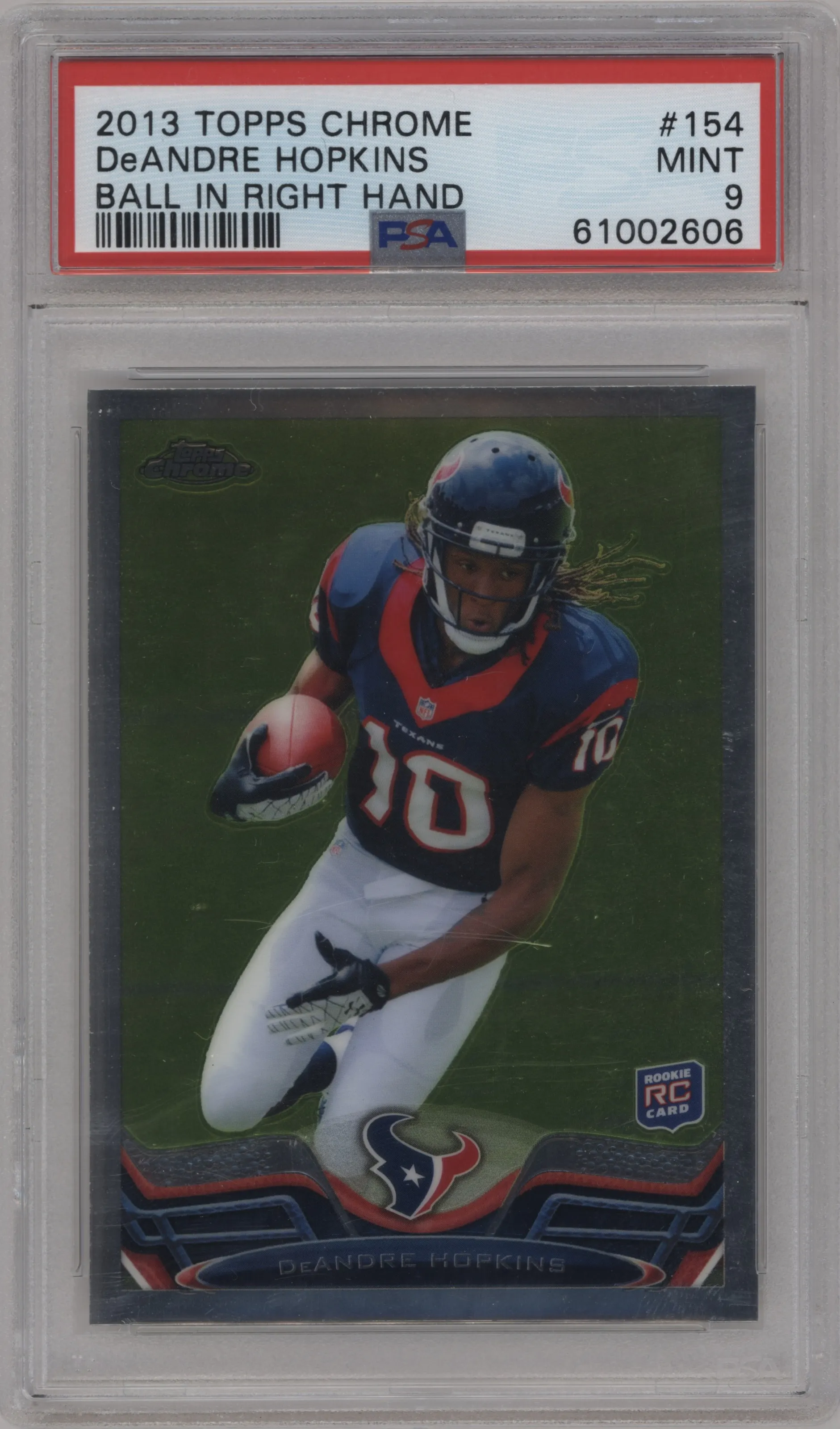 2013 Topps Chrome DeAndre Hopkins PSA 9