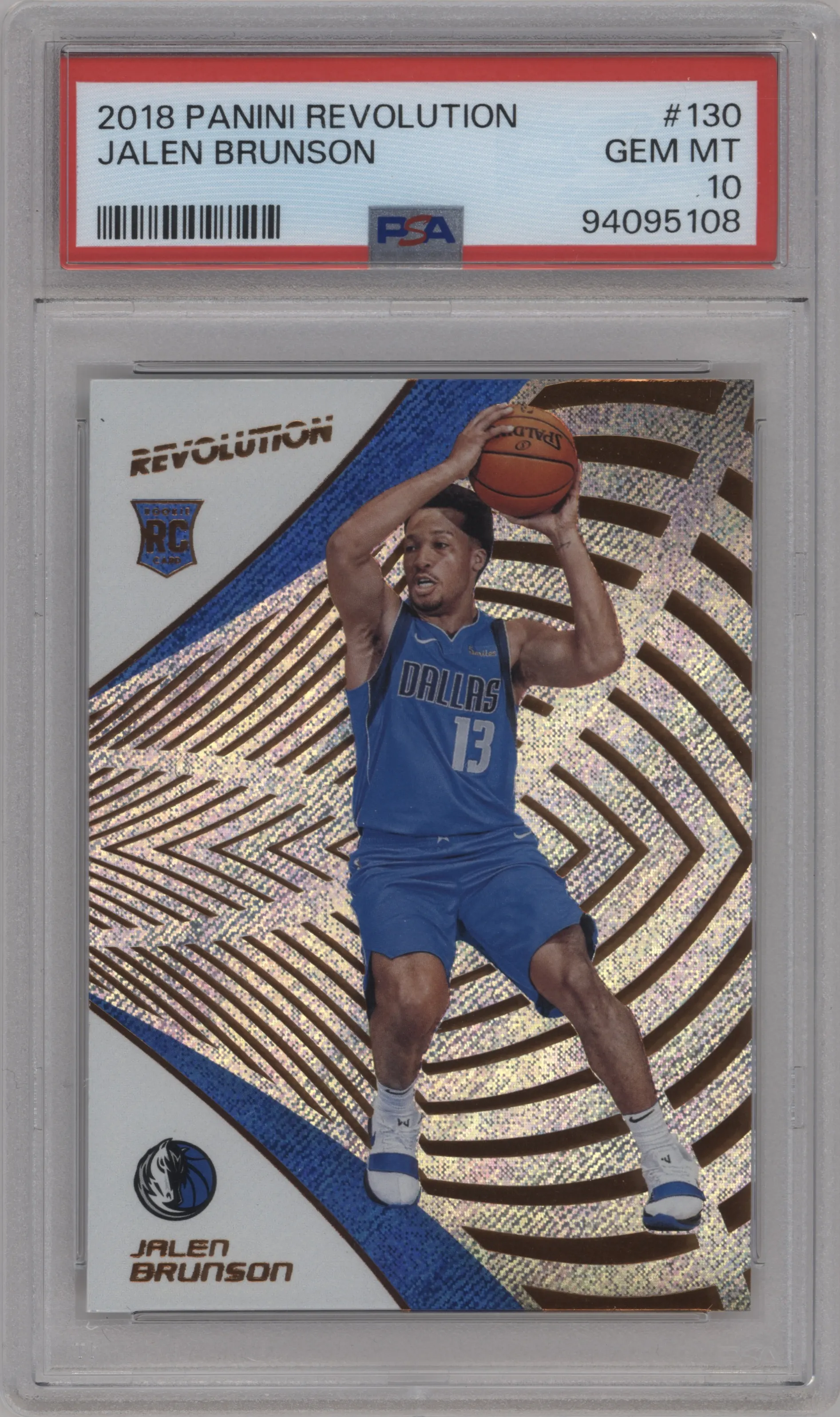2018 Panini Revolution Jalen Brunson PSA 10