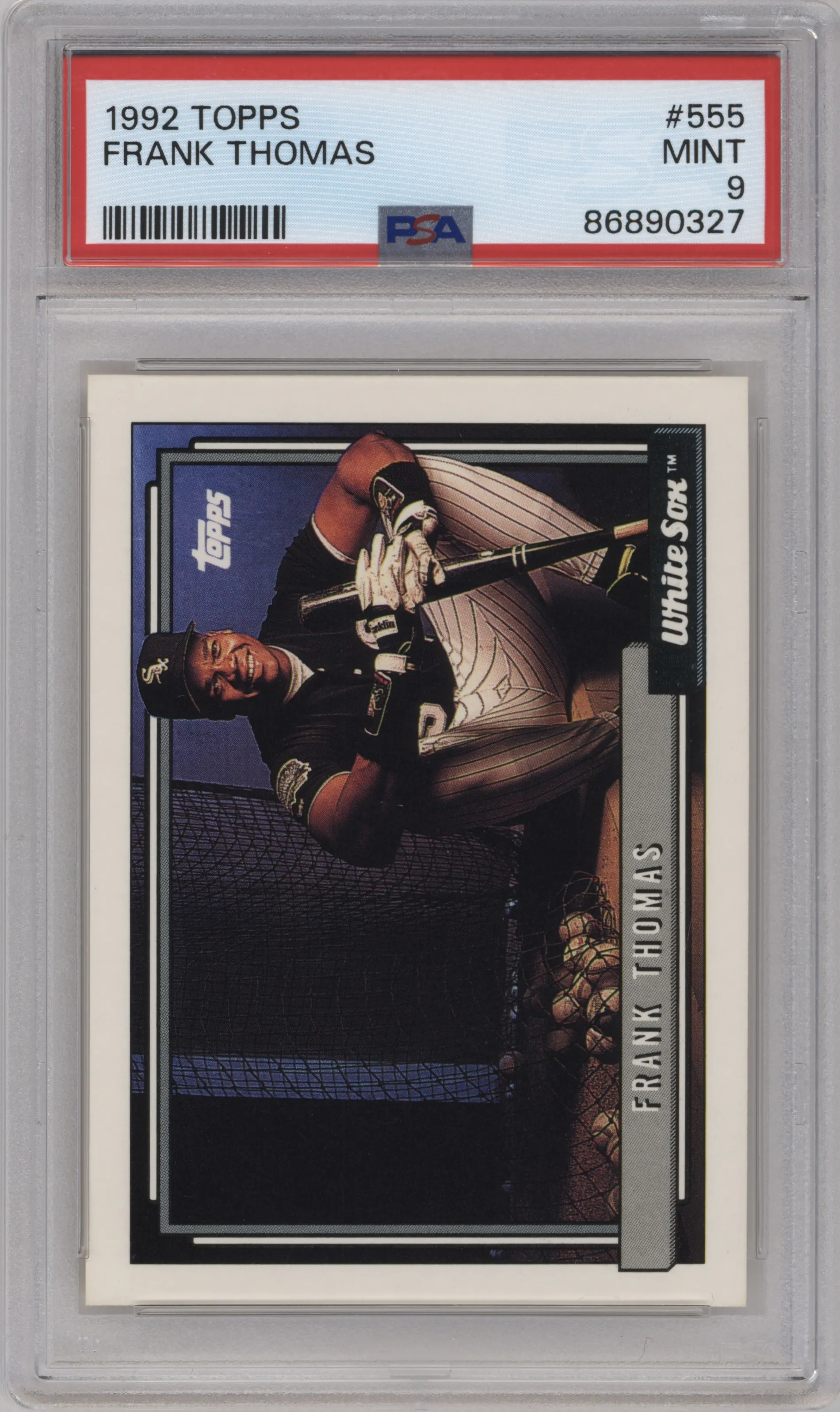 1992 Topps Frank Thomas PSA 9
