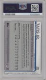 Fernando Tatis Jr. from the 2019 Topps Chrome set graded by PSA and given an overall grade of 10.