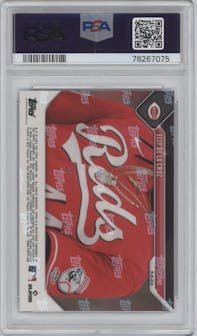 Elly De La Cruz from the 2023 Topps Now set graded by PSA and given an overall grade of 10.