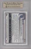 Bobby Witt Jr. from the 2020 Bowman Mega Box Chrome set graded by Beckett and given an overall grade of 9.5.