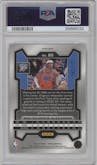 Shai Gilgeous-Alexander from the 2023-24 Panini Prizm set featuring a White Prizm parallel graded by PSA and given an overall grade of 9.