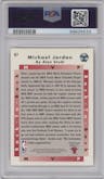 Michael Jordan from the 1992-93 Upper Deck  set graded by PSA and given an overall grade of 9.
