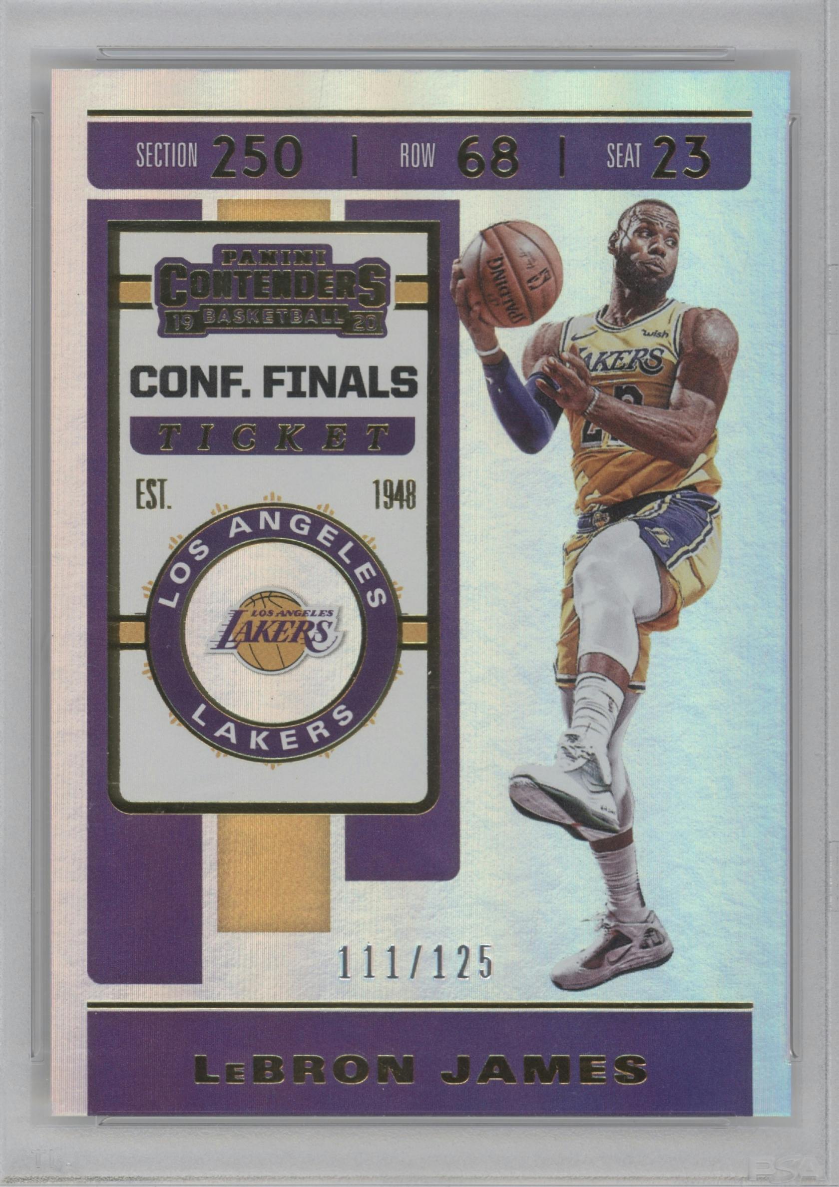 2019-20 Panini Contendes Season Ticket #70 LeBon JAMES