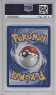 Charizard from the 2003 Pokemon EX set graded by PSA and given an overall grade of 9.