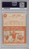 Bart Starr from the 1963 Topps set graded by PSA and given an overall grade of 4.