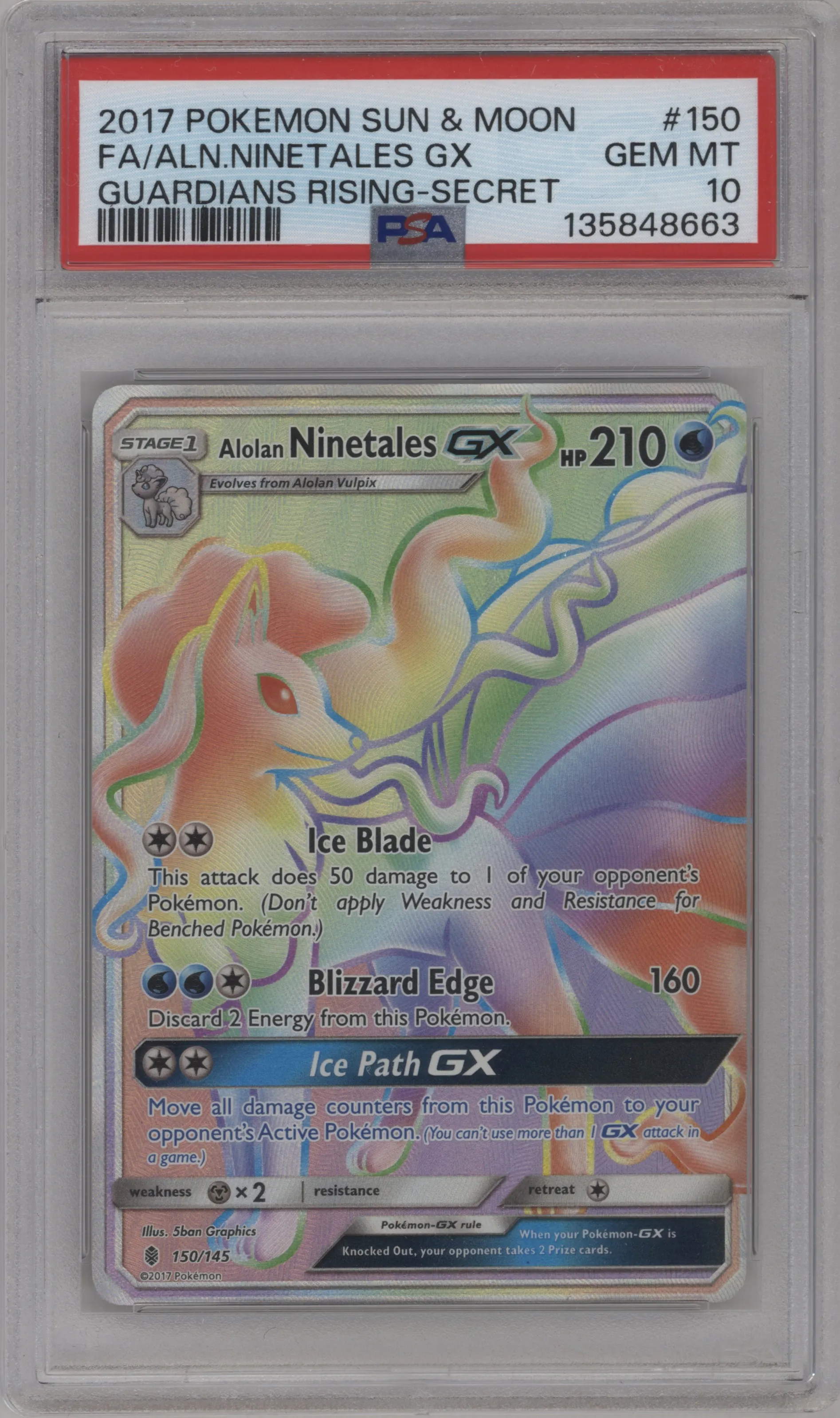 Alolan Ninetales GX