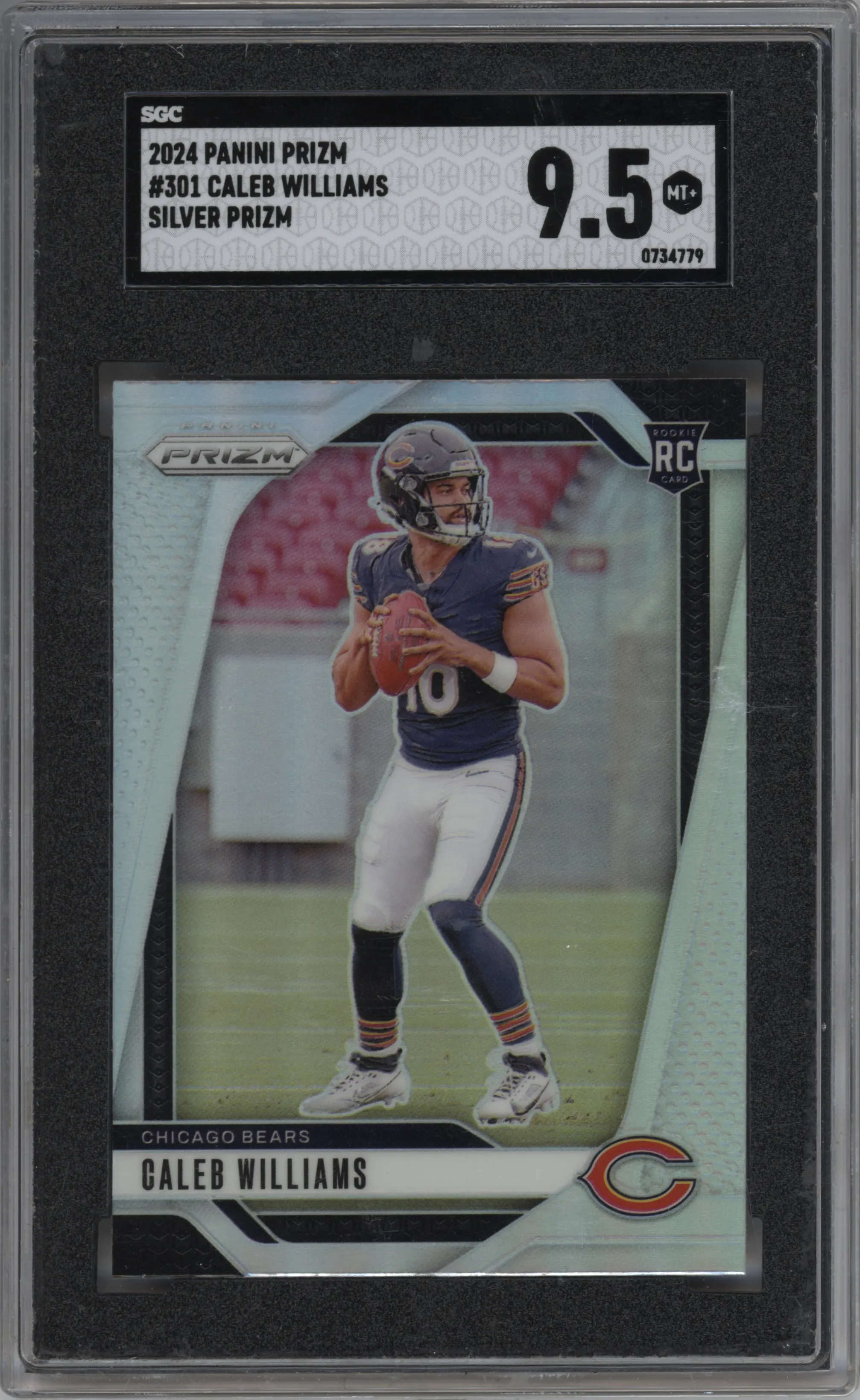 2024 Panini Prizm Caleb Williams Silver Prizm SGC 9.5
