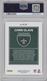 Chris Olave from the 2022 Panini Donruss set graded by PSA and given an overall grade of 10.