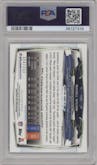 Russell Wilson from the 2014 Topps Chrome set featuring a  STS Camo Refractor parallel graded by PSA and given an overall grade of 9.