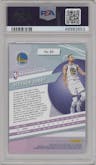 Stephen Curry from the 2018-19 Panini Revolution  set graded by PSA and given an overall grade of 10.