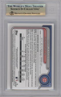 Cole Mathis from the 2024 Bowman Draft set featuring a Aqua Lava Refractor   parallel graded by Beckett and given an overall grade of 9.5.