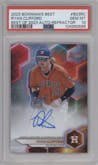 Ryan Clifford from the 2023 Bowman's Best set featuring a Refractor parallel graded by PSA and given an overall grade of 10.