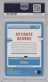 Keyonte George from the 2023-24 Panini Donruss set featuring a  Choice  parallel graded by PSA and given an overall grade of 10.