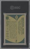 Michael Irvin from the 1989 Topps  set graded by SGC and given an overall grade of 10.