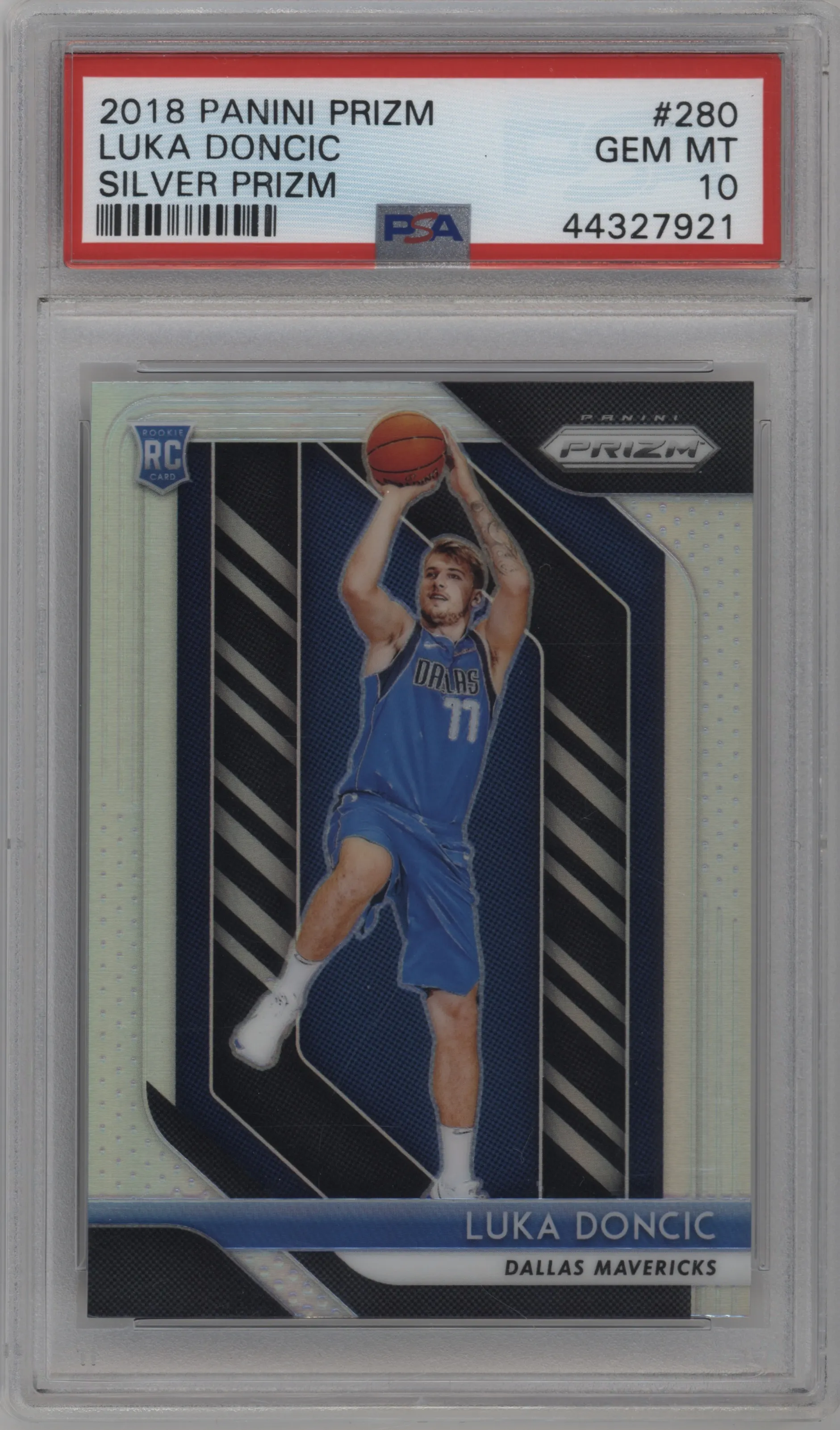 2018 Panini Prizm Luka Doncic Silver Prizm PSA 10