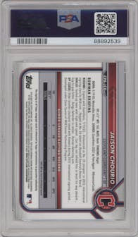 Jaison Chourio from the 2022 Bowman Chrome set graded by PSA and given an overall grade of 10.