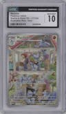 Machoke from the 2023 Pokemon SV set graded by CSG and given an overall grade of 10.