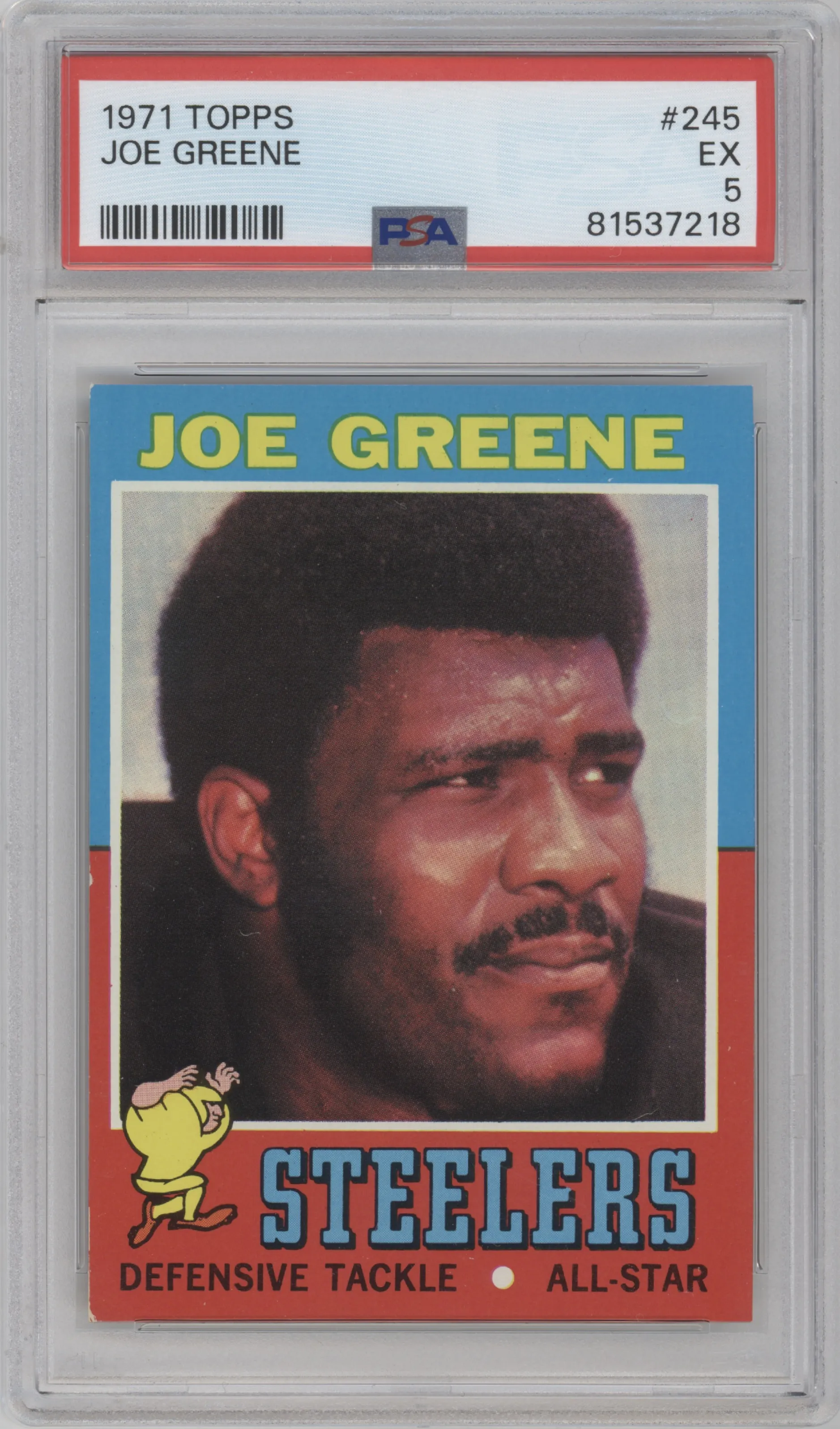1971 Topps Joe Greene #245 PSA 5