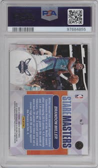 Brandon Miller from the 2023-24 Panini Mosaic set graded by PSA and given an overall grade of 10.