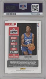 Shai Gilgeous-Alexander from the 2018-19 Panini Contenders set graded by PSA and given an overall grade of 10.