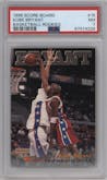 Kobe Bryant from the 1996 Score Board set graded by PSA and given an overall grade of 7.