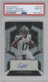 Garrett Wilson from the 2022 Panini Select set graded by PSA and given an overall grade of 10.